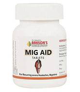 Bakson's Homeopathy Mig Aid Tablets